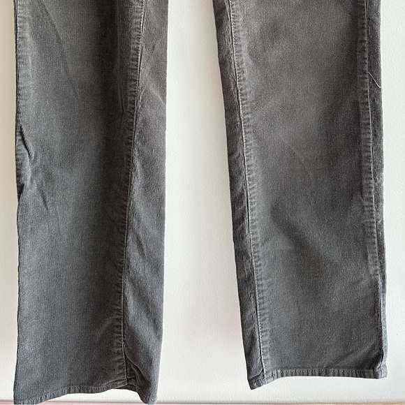 Calvin Klein Jeans Gray Corduroy Straight Leg Pants, Size 12 - Picture 4 of 15